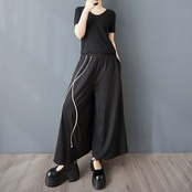 ロープ デザイン ワイドパンツ  00378