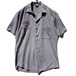 【Pep Boys】Vintage S/S Open Collar Cotton Work Shirt【1960s-】
