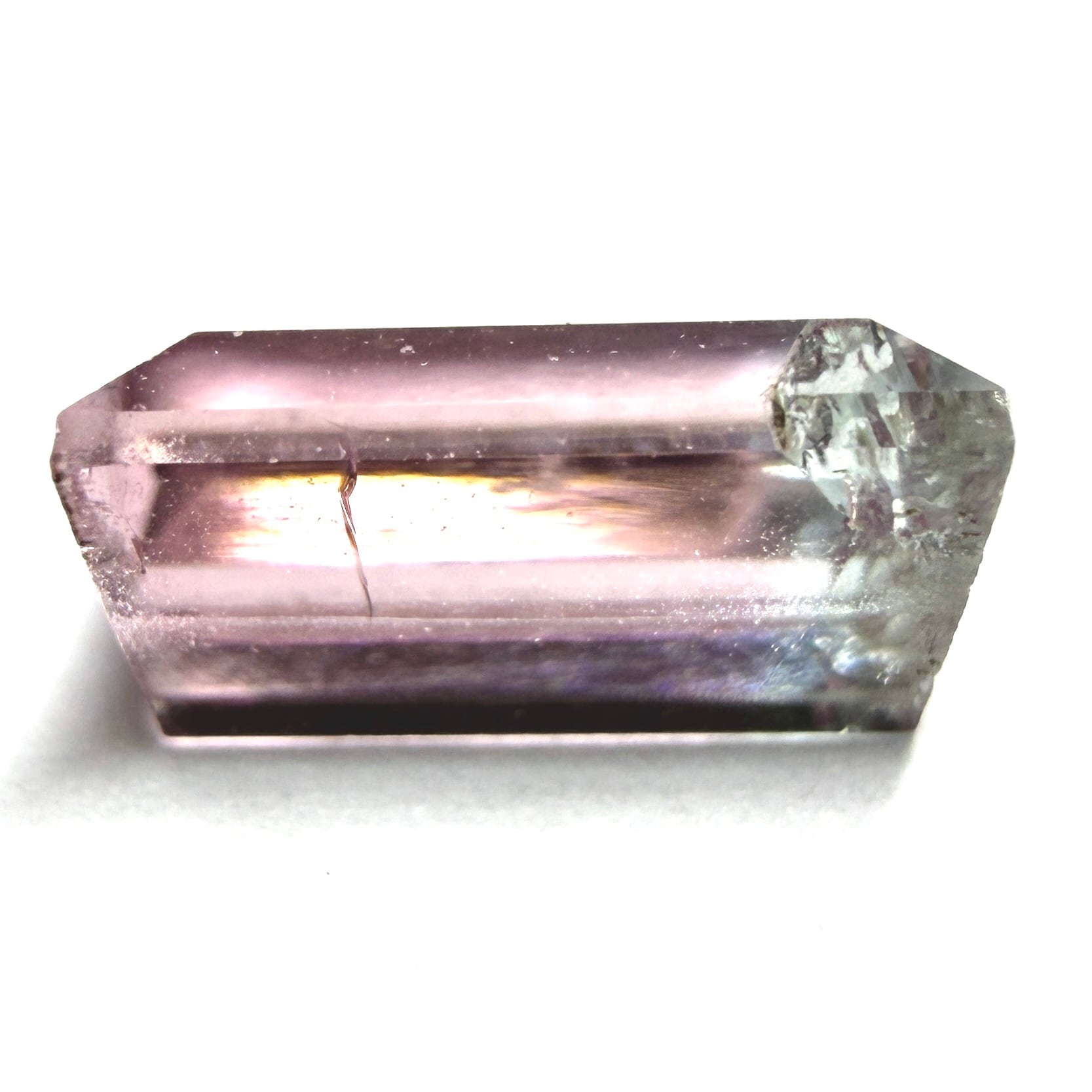A608 天然バイカラートルマリン 0.890ct | Petal Gem