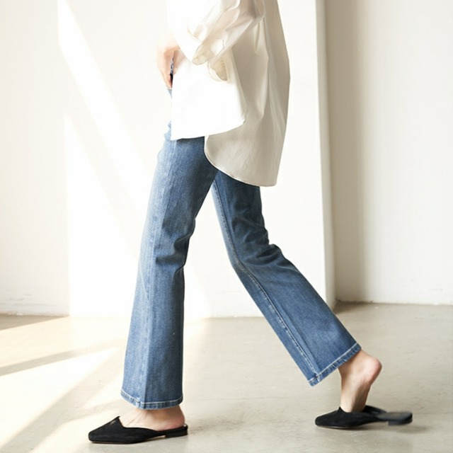 ブーツカットデニムパンツ　　0338