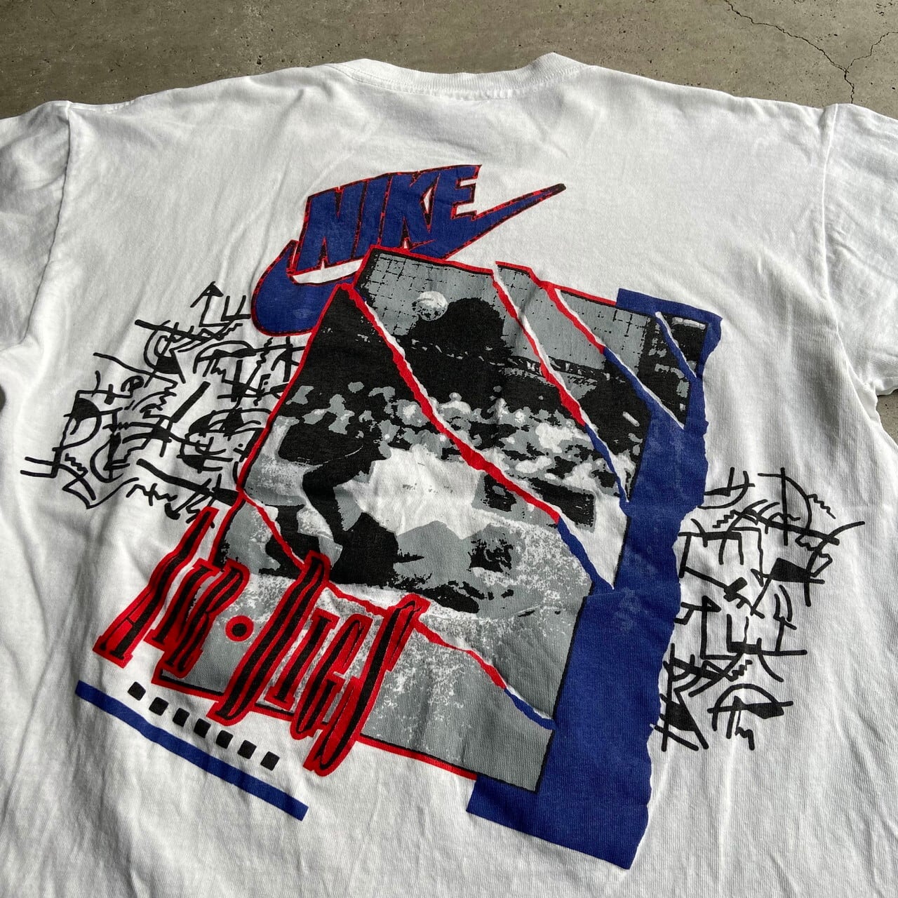 90年代 USA製 NIKE ナイキ 銀タグ AIR DIGS 胸ロゴ バックプリントTシャツ メンズM 古着 90s ヴィンテージ ビンテージ  ホワイト 白 【Tシャツ】【HA10】【23T】【FSS2308-30】 | cave 古着屋【公式】古着通販サイト