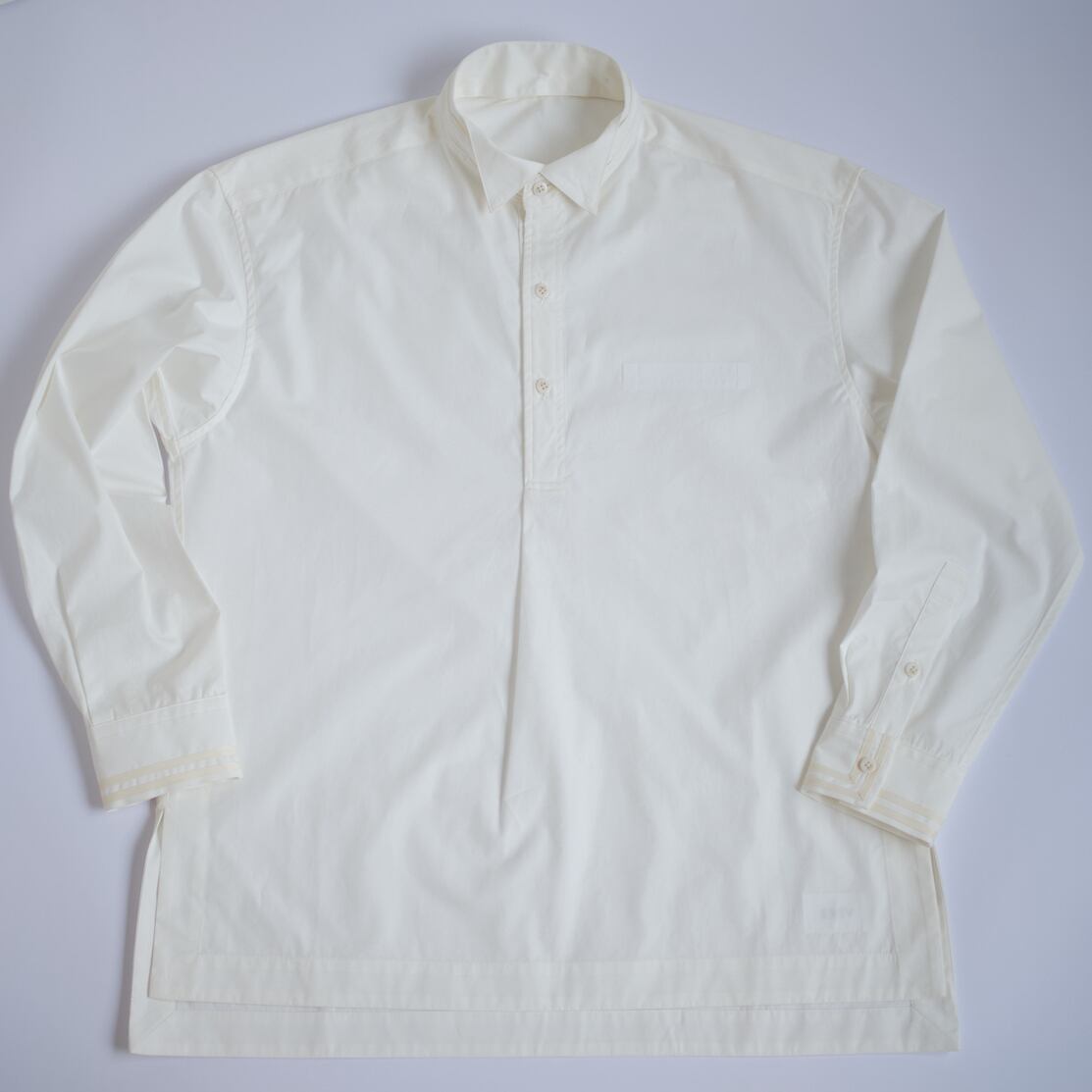 "VERB" Wing Collar Shirt White VERB