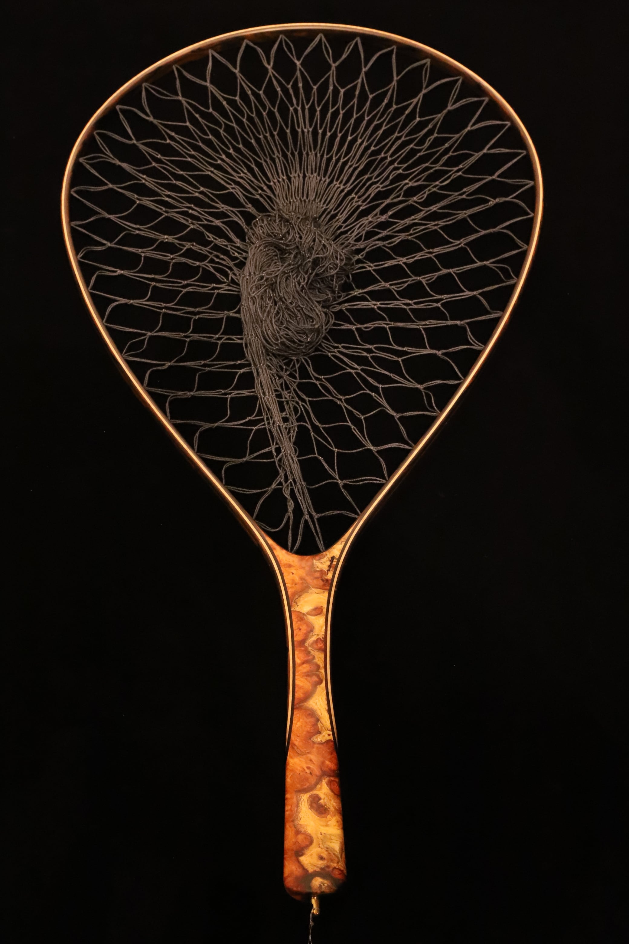 Atelier Verite S600 Half Inlay 仕様　花梨瘤紅白（縦杢・スポルテッド）