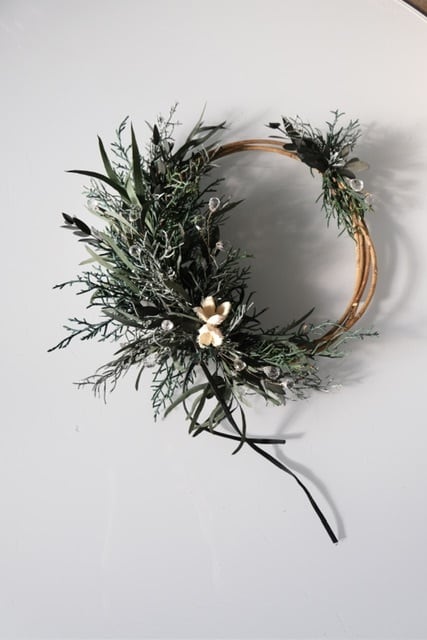 《2025新作》クリスマスガラスビーズリース