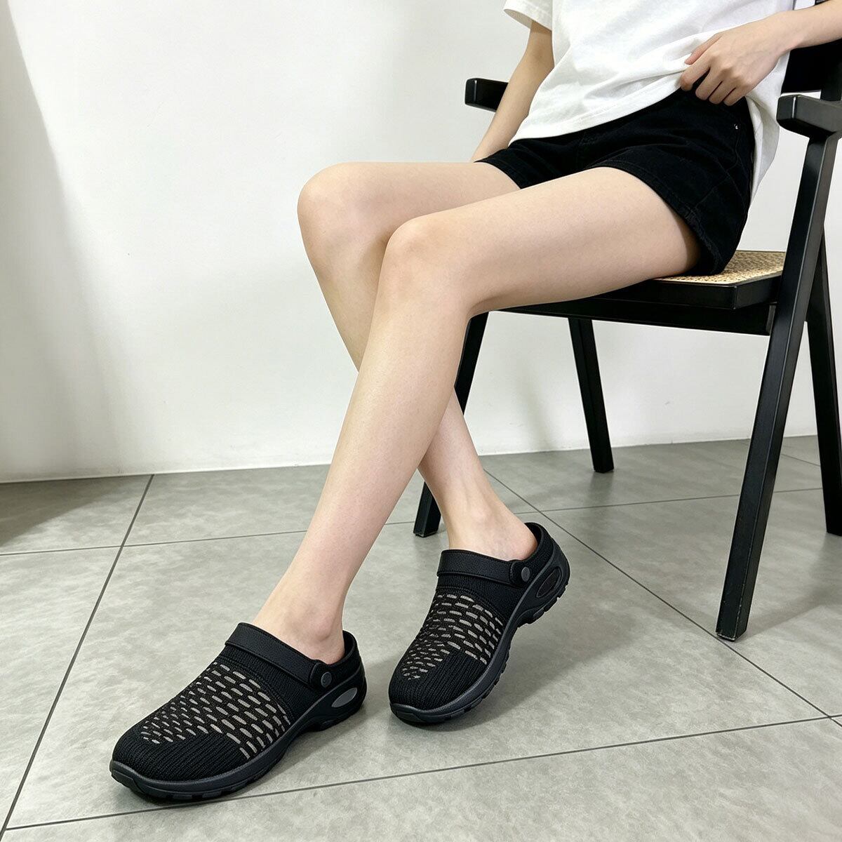 メッシュ スニーカー 厚底 レディース 春夏 韓国 軽量 エアクッション スポーツ スリッパ サンダル おしゃれ シンプル 大人 カジュアル 通気性 蒸れない 歩きやすい 大人可愛い 大人女子