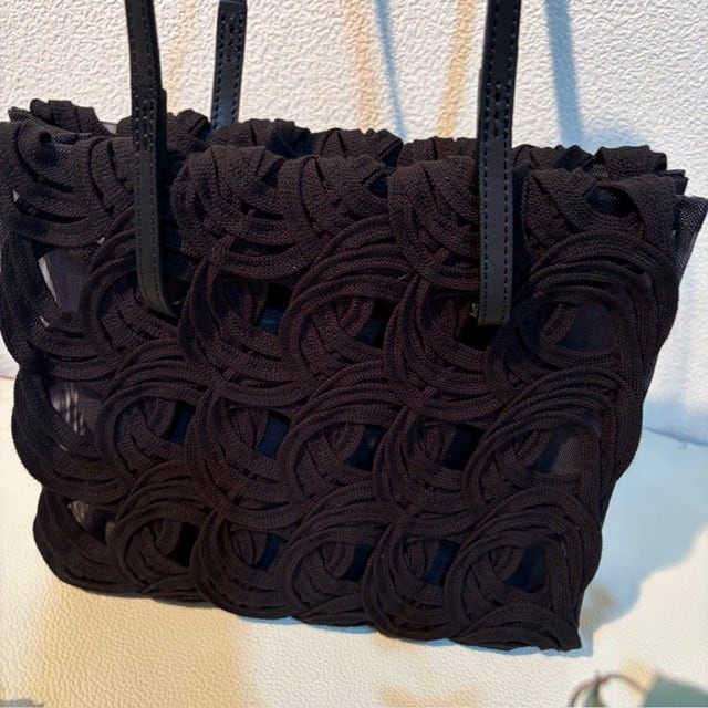 B.stuff 「リアン」スクエアハンドバッグ クロ