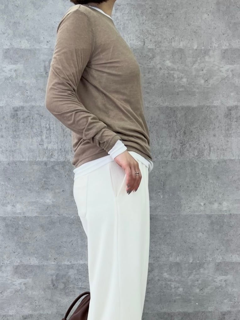 送料無料】AnnaKerry(アンナケリー) 2PACKシアーロンT ロンT