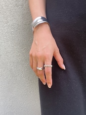side double line plump ring