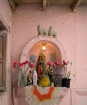 Fluorite Virgin Mary