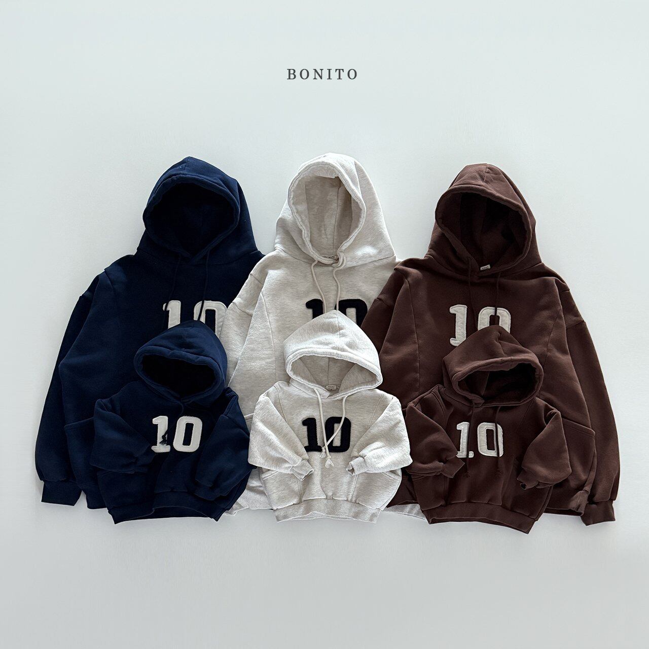 10-cut hoodie for mom【BONITO】※12月下旬〜1月上旬発送予定