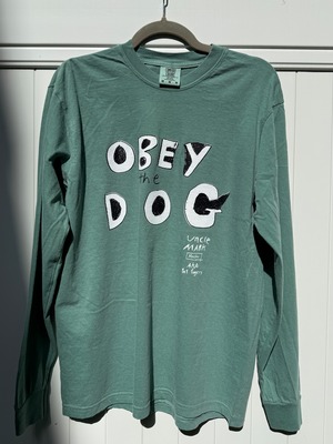 一点もの‼️サイズMのみ OBEY the DOG エメラルド comfort colors Long T