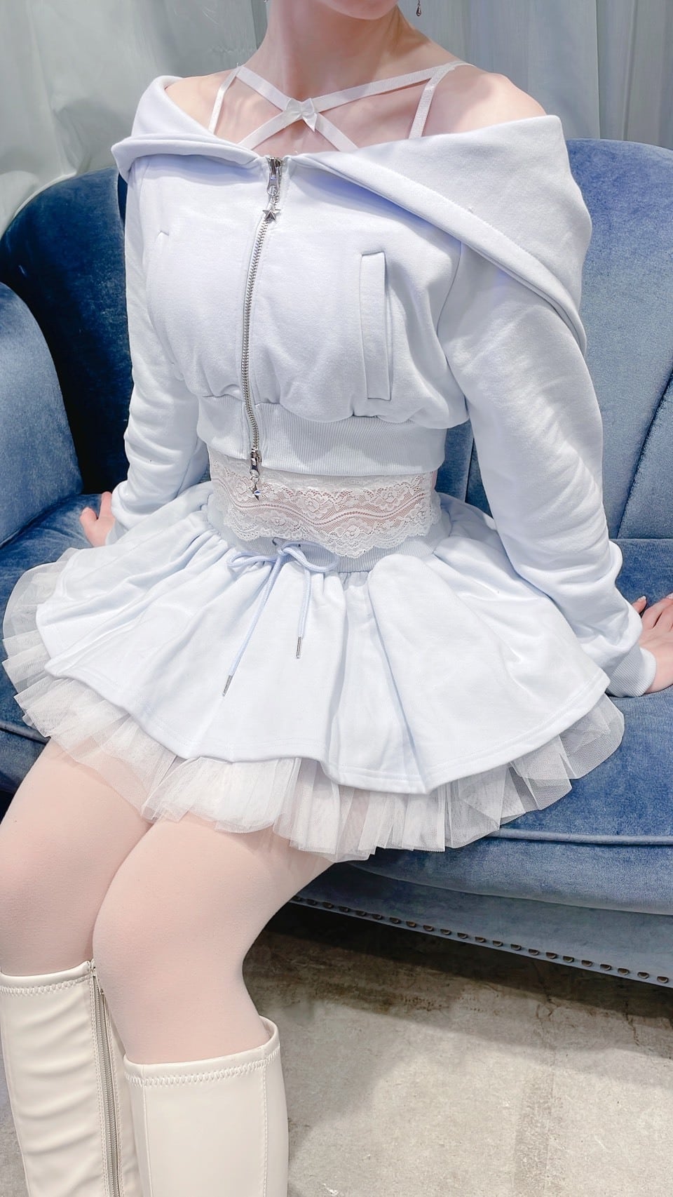 裾レースカップ付きキャミソール | lilLilly official webstore