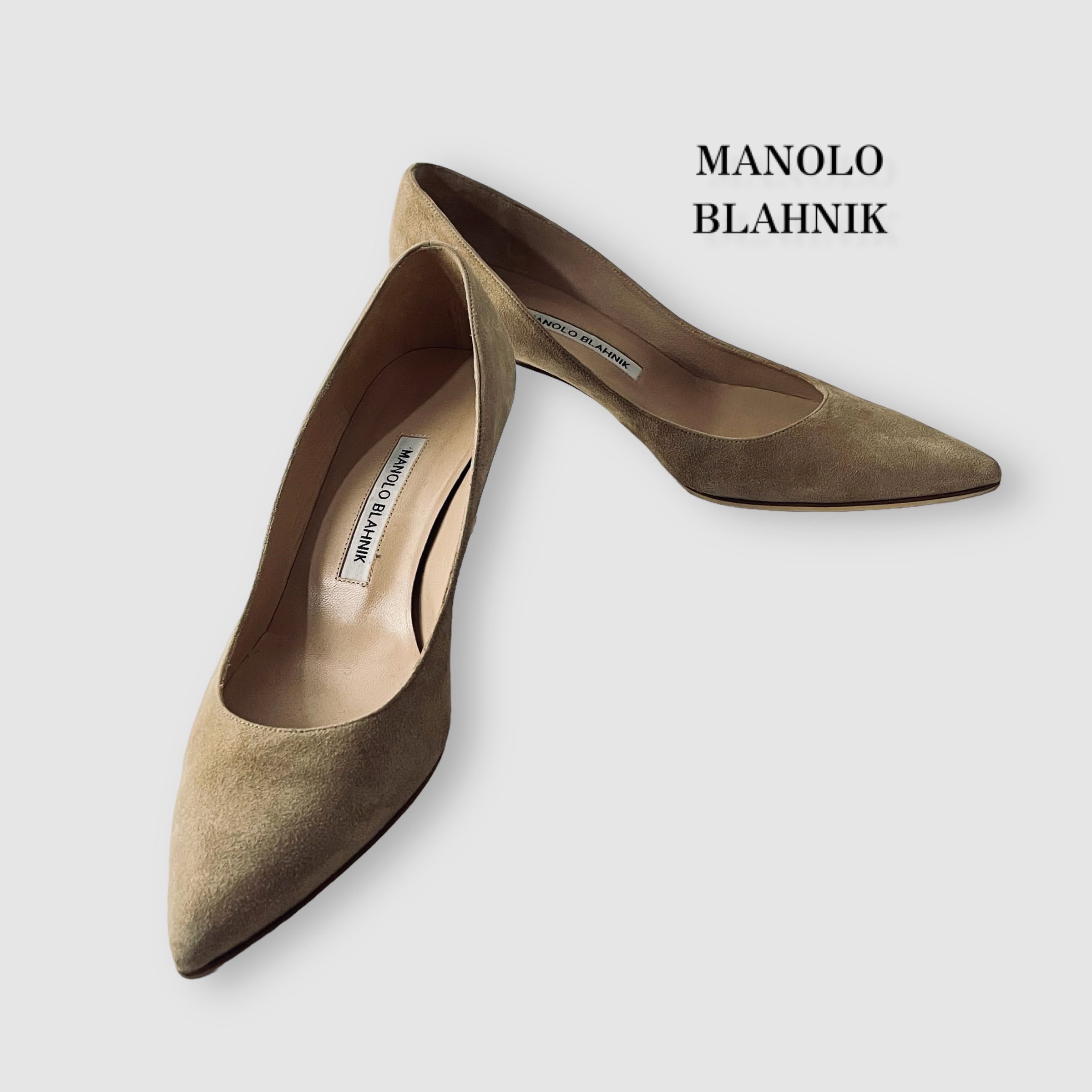 マノロブラニク　MANOLO BLAHNIK パンプス　レース　正規品