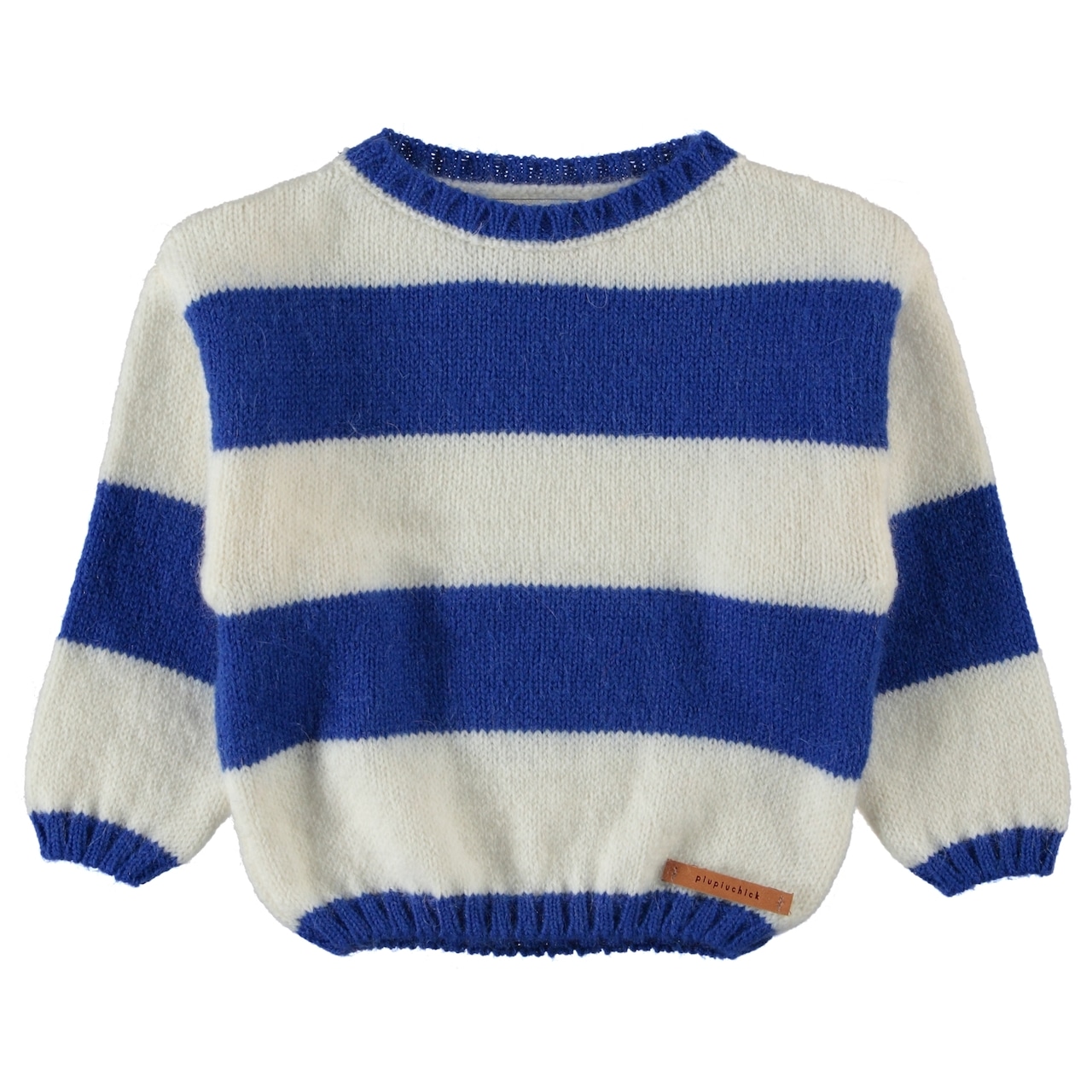 残り1点(12m)piupiuchick / Blue stripes knitted sweater / Baby