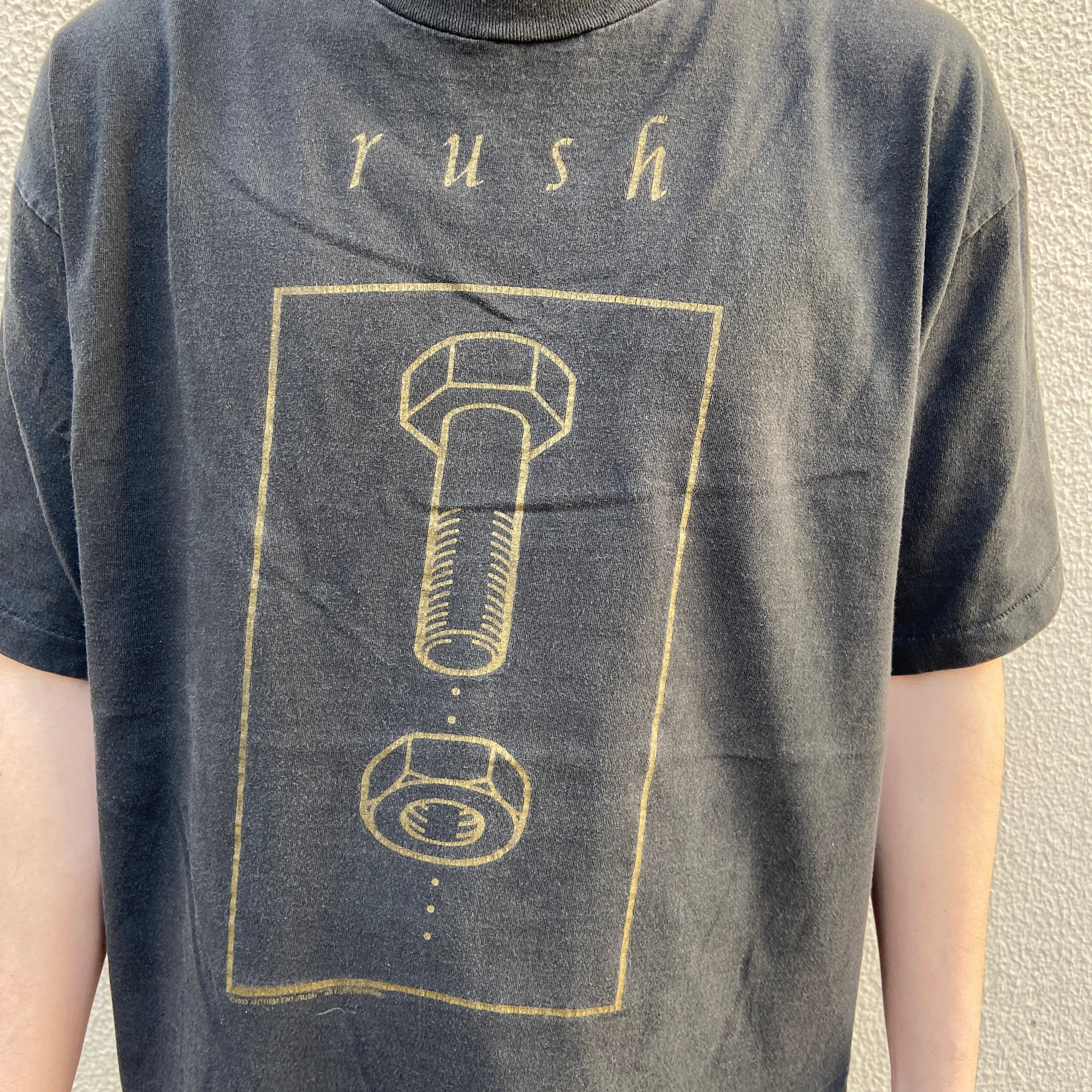 90s USA製 rush ラッシュ バンドTシャツ ツアーT ブラック XL | 古着屋 Uan