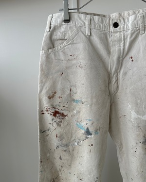 -Dickies- Vintage 00s white paintr pants