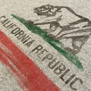 【California Republic】カリフォルニアリパブリック クマ プリント ロゴ Tシャツ XL相当 ビッグサイズ US古着 アメリカ古着