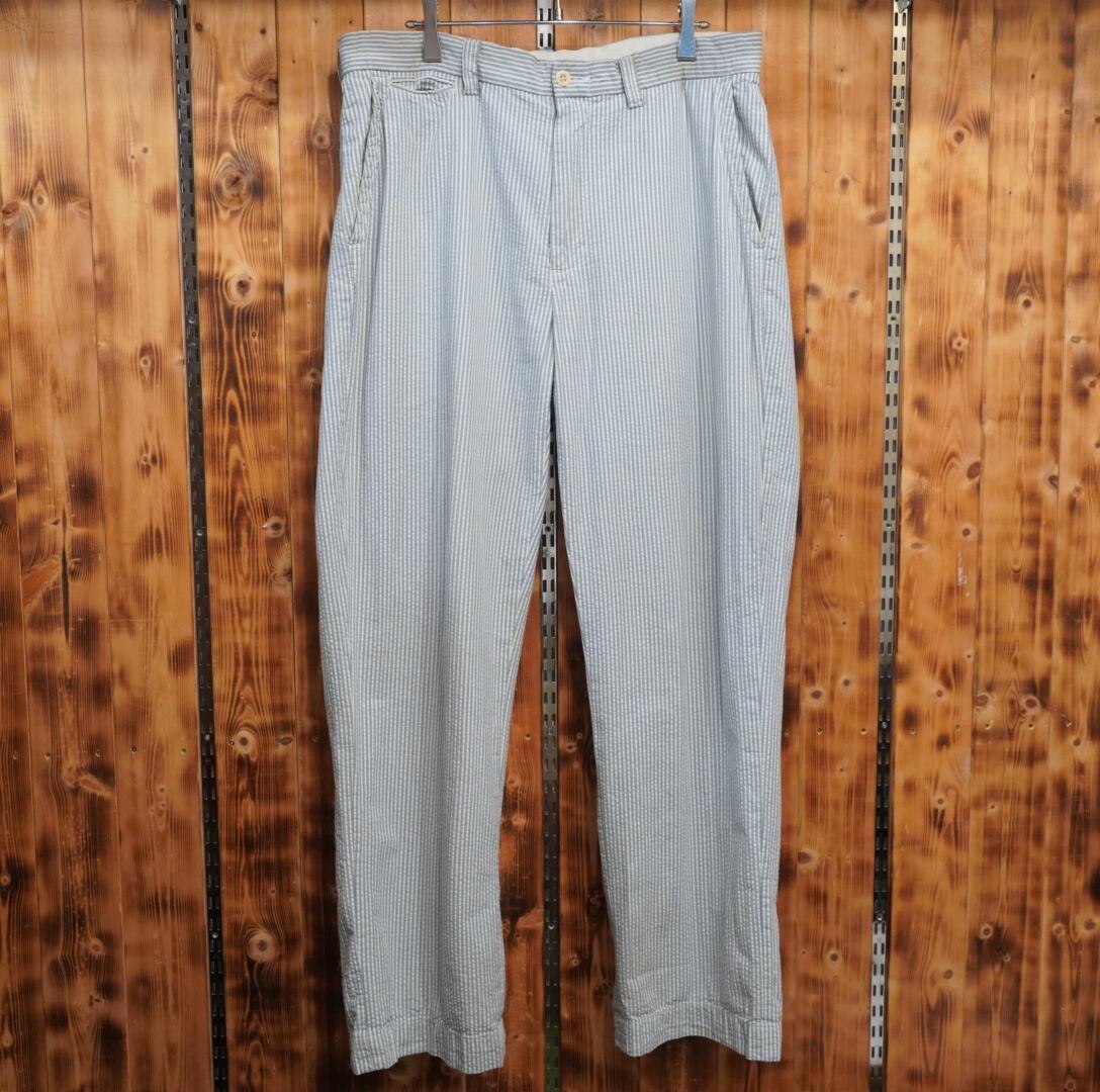 ralphlauren シアサッカー スラックス W34/ラルフローレン