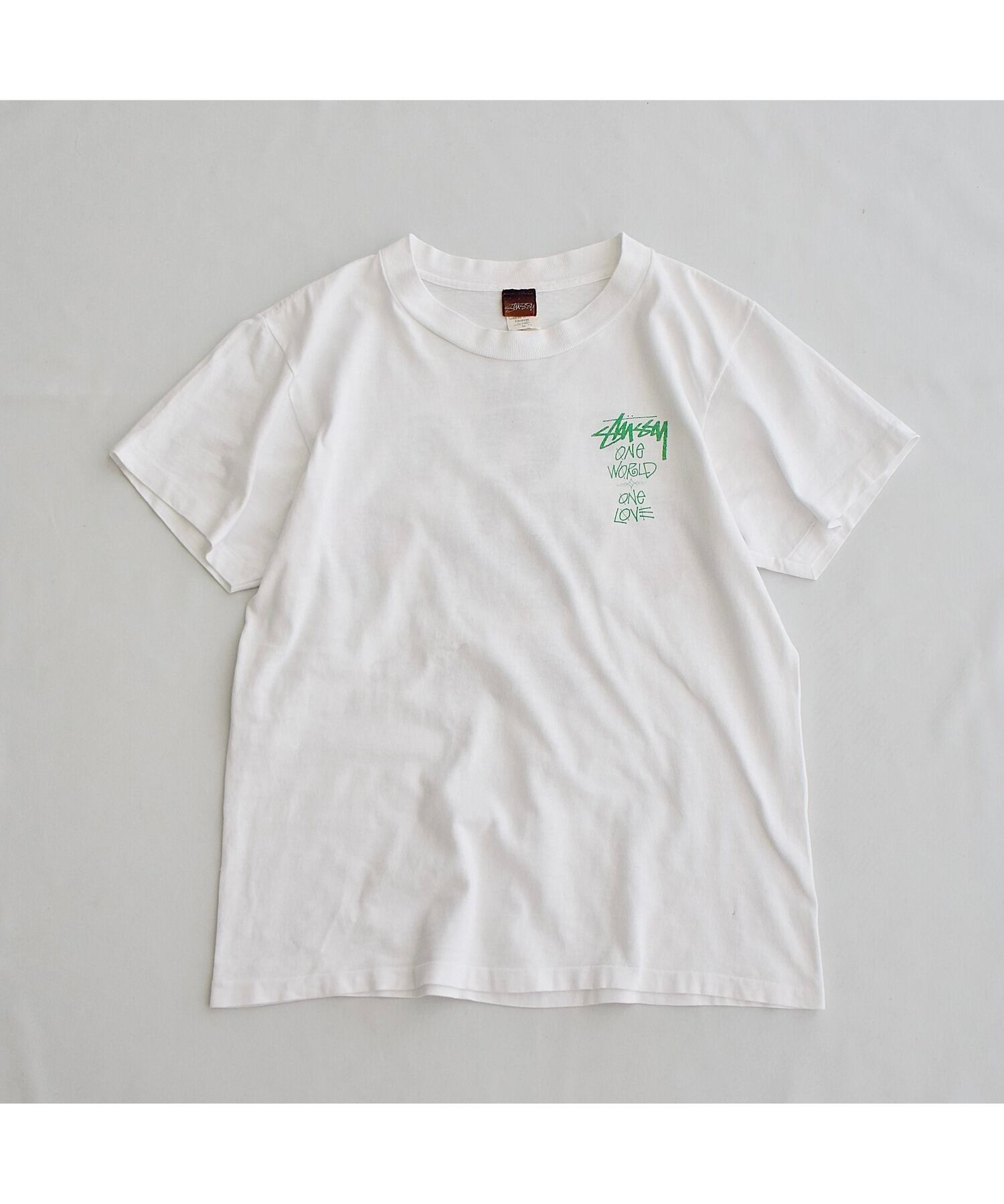 SPECIAL】80's USA製 STUSSY クラウン×ラスタプリントTシャツ メンズM