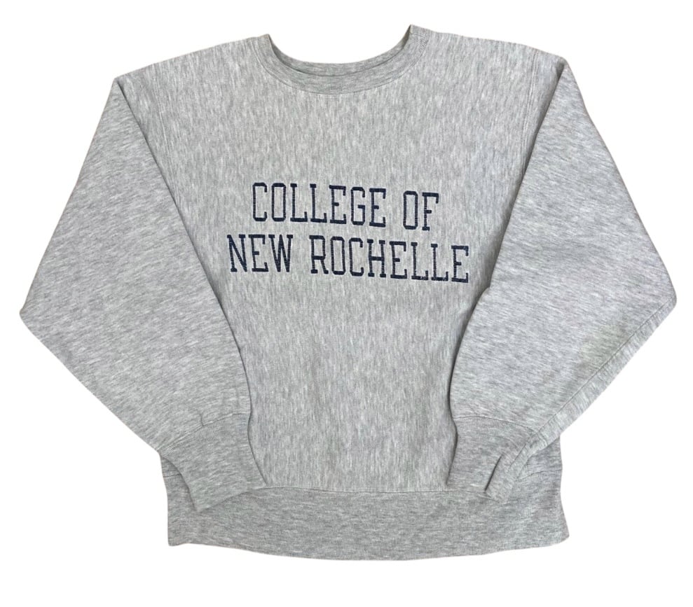 Champion REVERSE WEAVE / COLLEGE OF NEW ROCHELLE / Size M / Made in USA / 80s