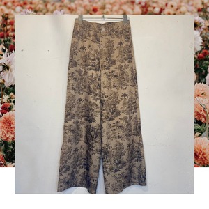 select 12036：botanical print pants