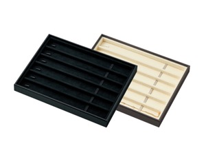 ブレスレット・ペンダントストックトレイ　6マス仕切り  ストックトレイ5600シリーズ　AR-5600BLH