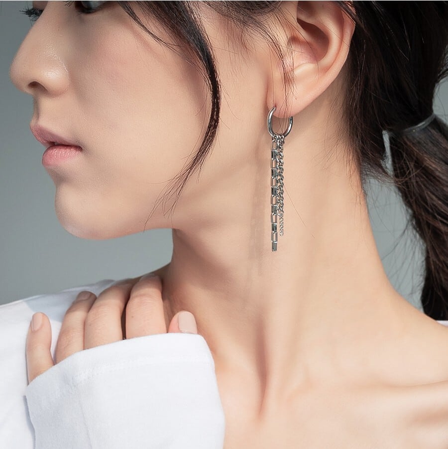 ☆TXT ボムギュ 着用！！【ASMAMA】Tefor イヤリング / ピアス - 2TYPE