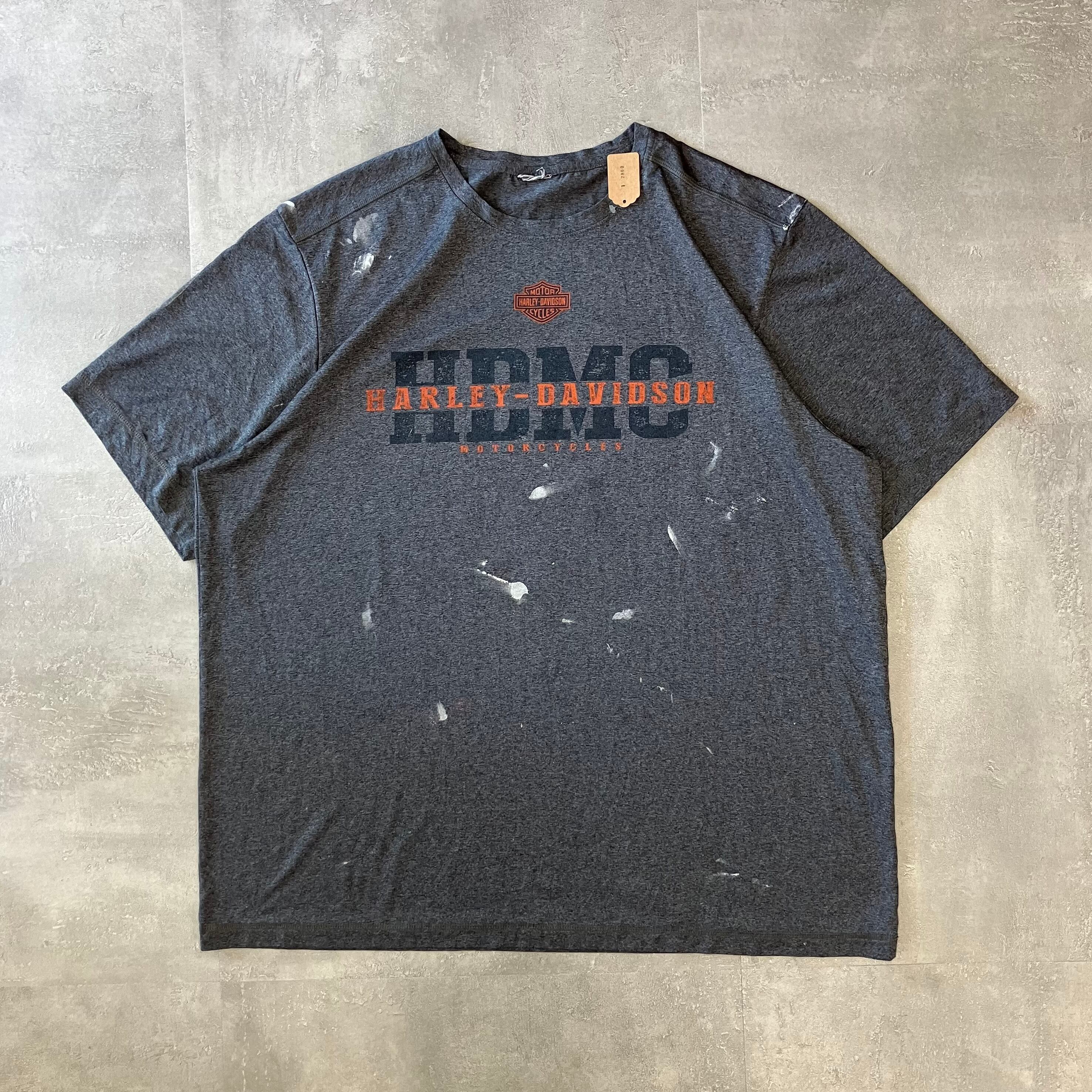 Harley-Davidson ハーレーダビッドソン プリントTシャツ ポリエステルボディ XXL程度 No.2714