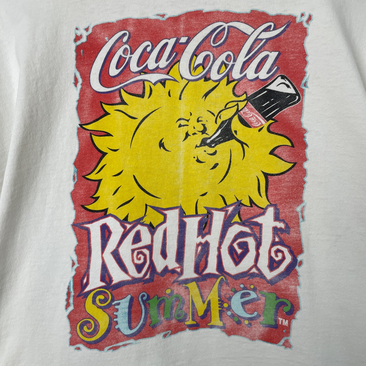 90s USA製 コカコーラ アートTシャツ 古着 ヴィンテージ グラフィック  