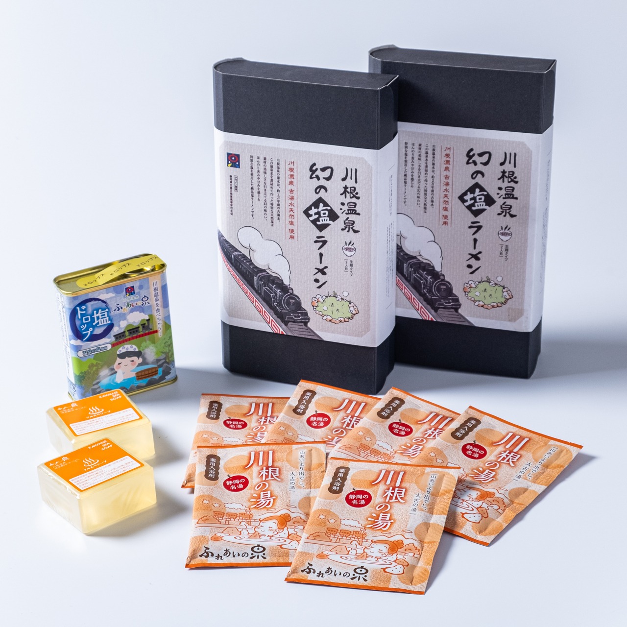 【島田市】塩が自慢の川根温泉満喫セット [Shimada City] Kawane Onsen set with special salt