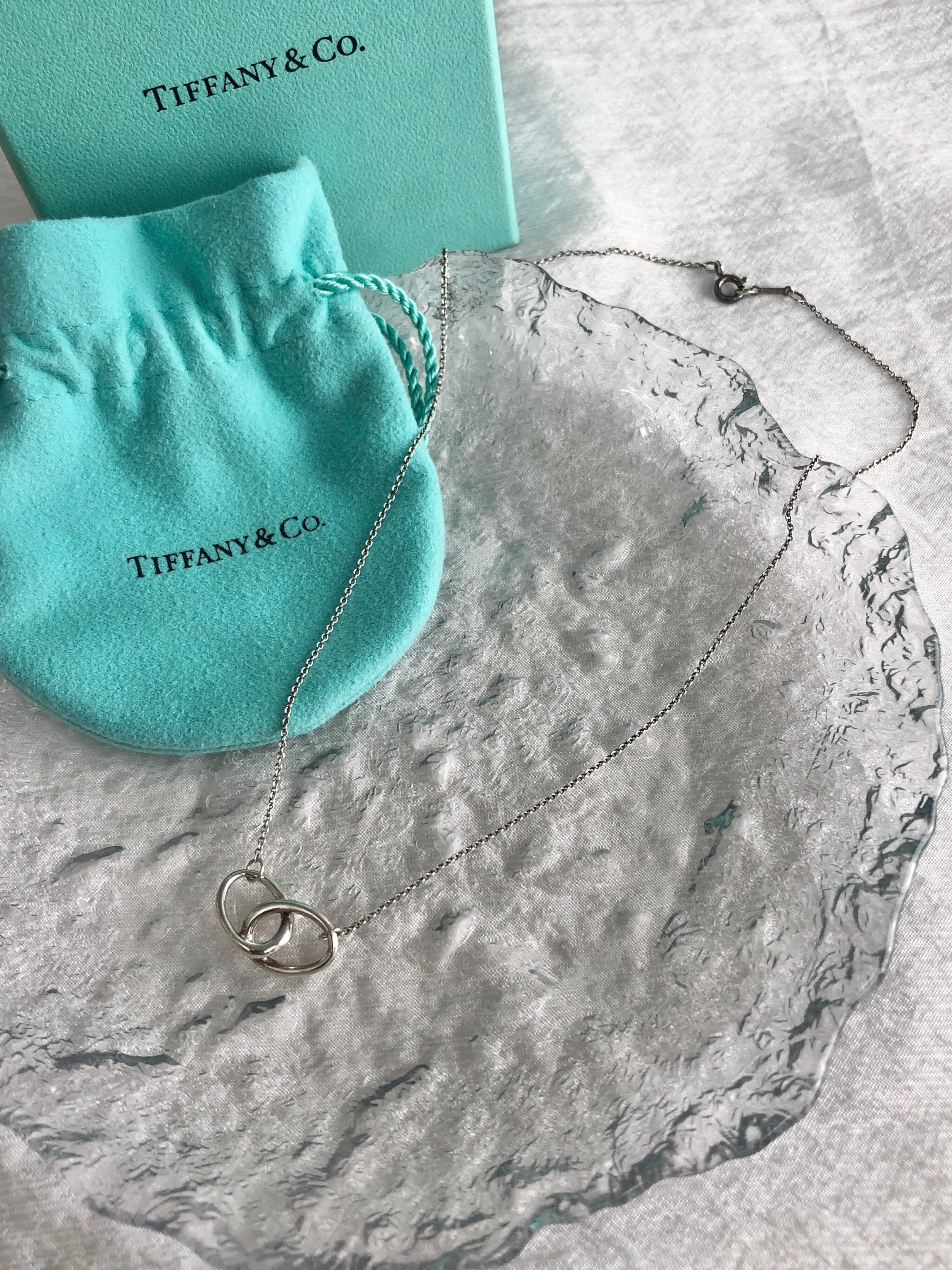 Tiffany & Co. ティファニー ネックレス シルバー ダブルループ 925