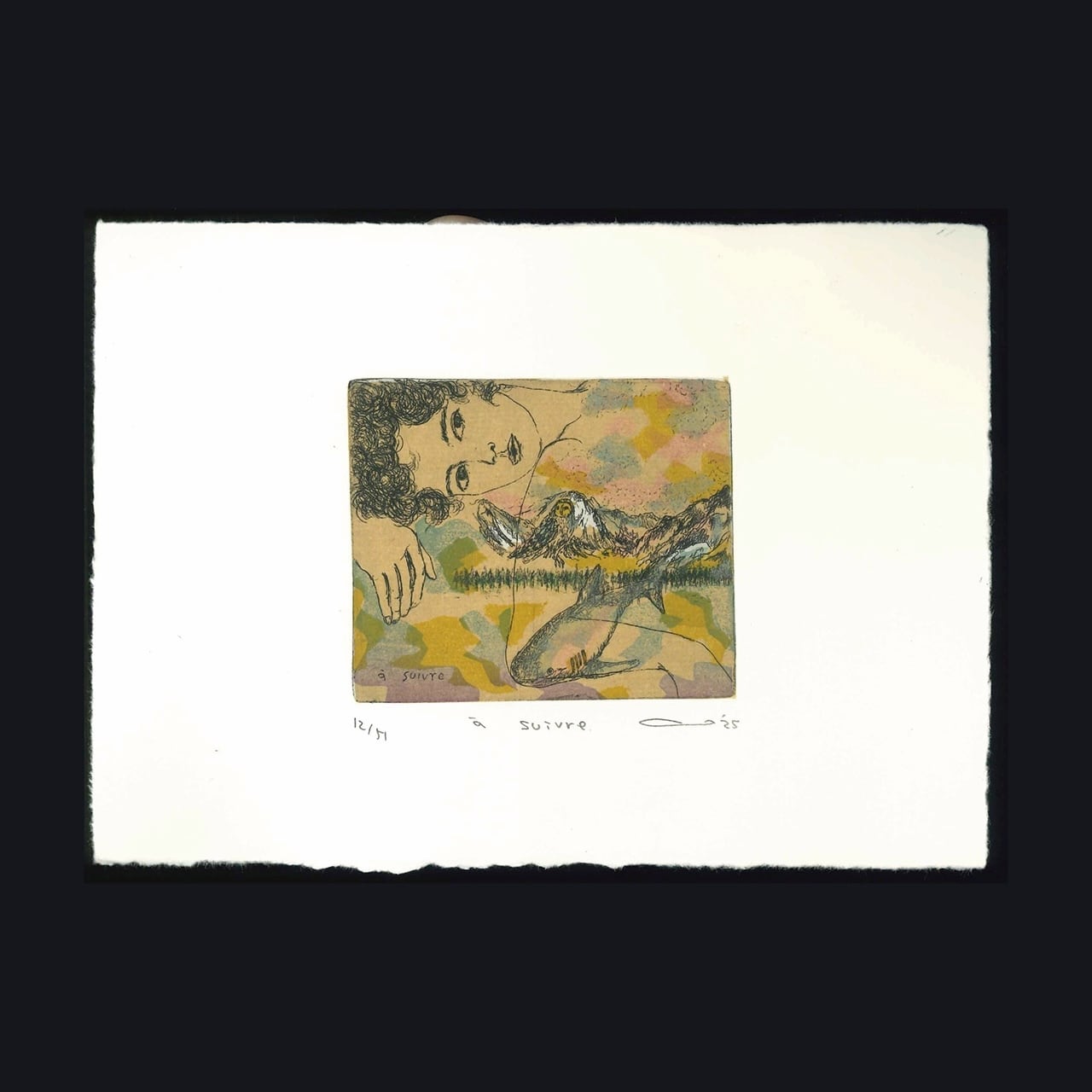 銅版画：イシイアツコ「a suivre」 | ON SUNDAYS