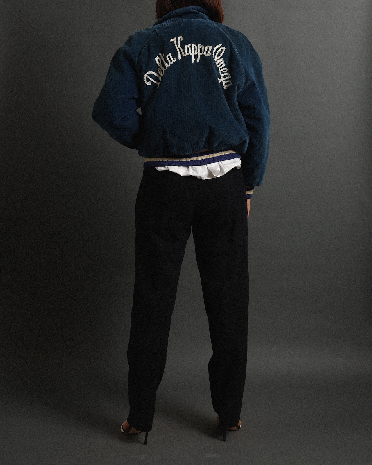 1960-70's Delta Kappa Omega / Corduroy Varsity Jacket