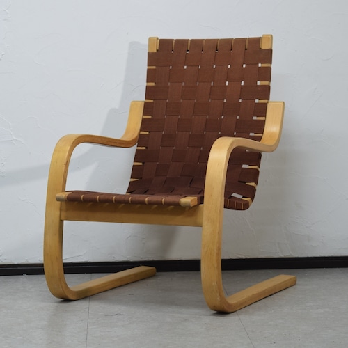 vintage アームチェア Alvar Aalto　アルバ・アアルト　No.406 ブラウン　USED品