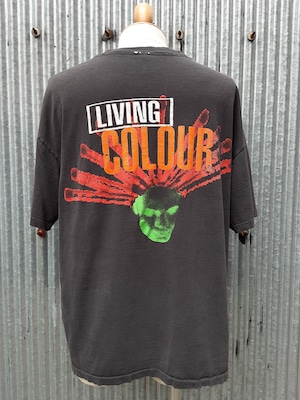 90's " Hanes" Vintage LIVING COLOUR band T-shirt / 90年代 "ヘインズ" ヴィンテージ リヴィングカラー バンド Tシャツ