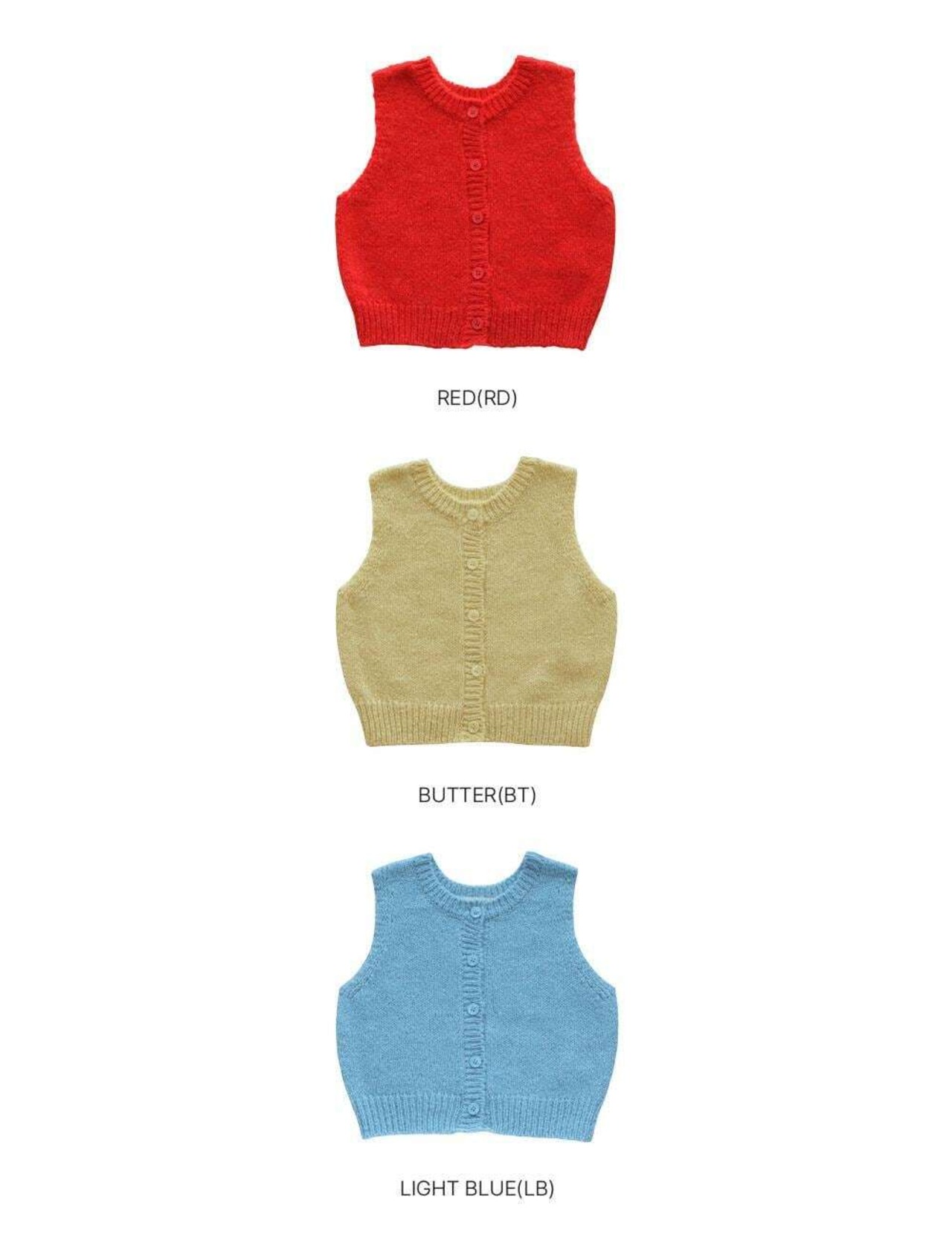 韓国子供服 / 26Autumn / 〖取寄〗Mardi Amber / クラウドニットベスト / キッズ服 *XS~XXL*