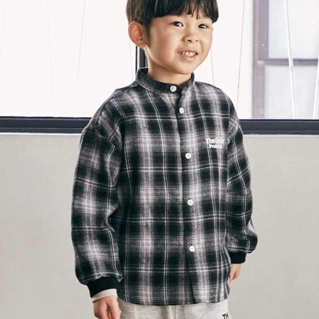 Generator Check Flannel Shirt【110-160cm】Black
