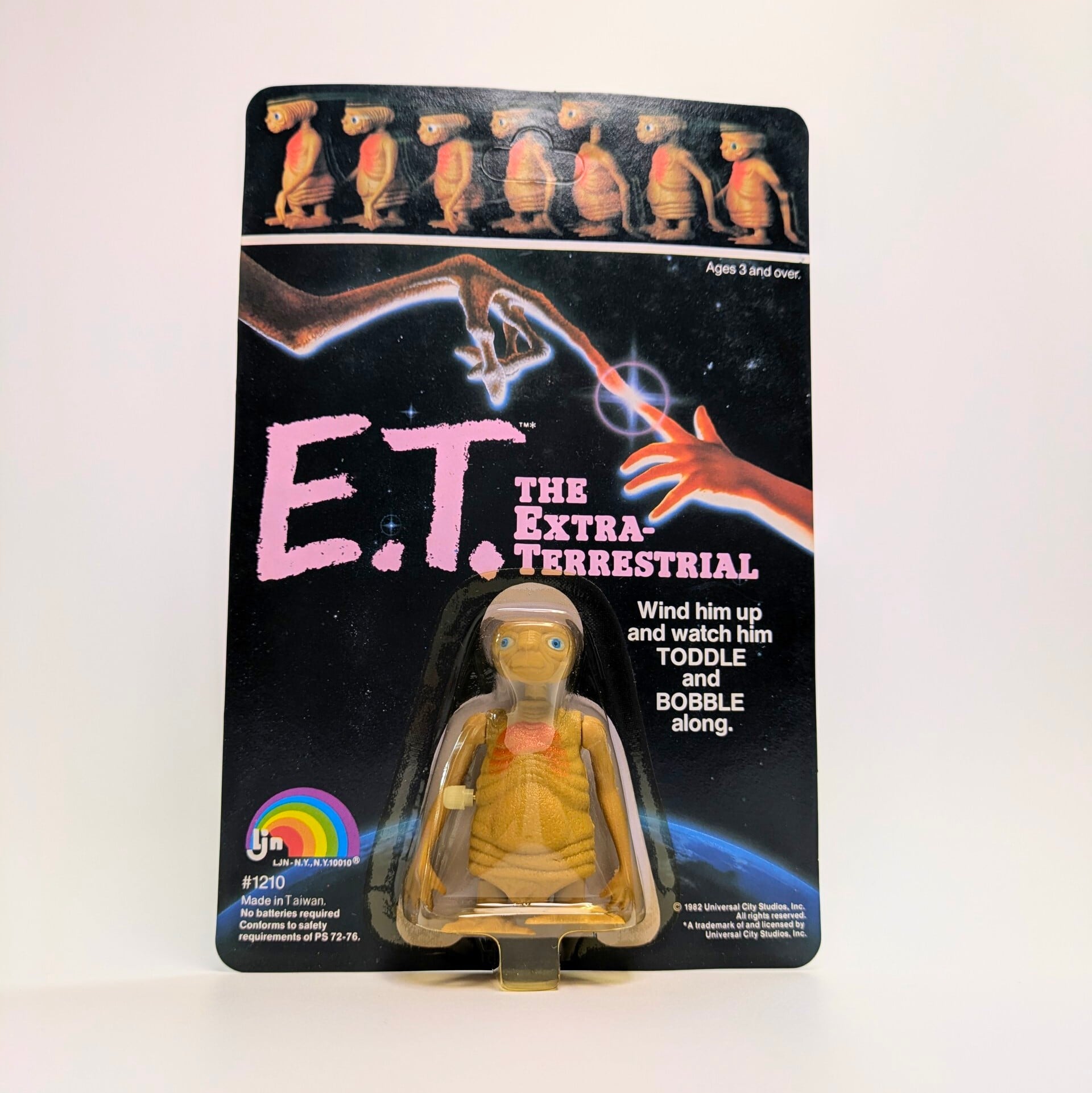☆ VINTAGE DEADSTOCK ☆【 E.T. (イーティー) 】 E.T. THE EXTRA-TERRESTRIAL Windup Toy ぜんまい式 トコトコ 〚アメリカン雑貨 アメトイ〛