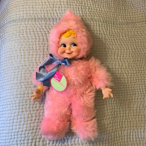 ピンクのBaby人形　ヴィンテージドール(200102)
