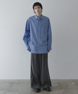 【THOMAS MASON】loose basic oversize shirt〈BLUE〉予約販売【12月1日 (月) 20:00 〜 12月7日 (日) 23:59】