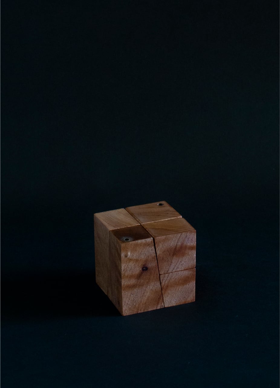 CUBE595 | Incense Holder <Wood>  5点セット