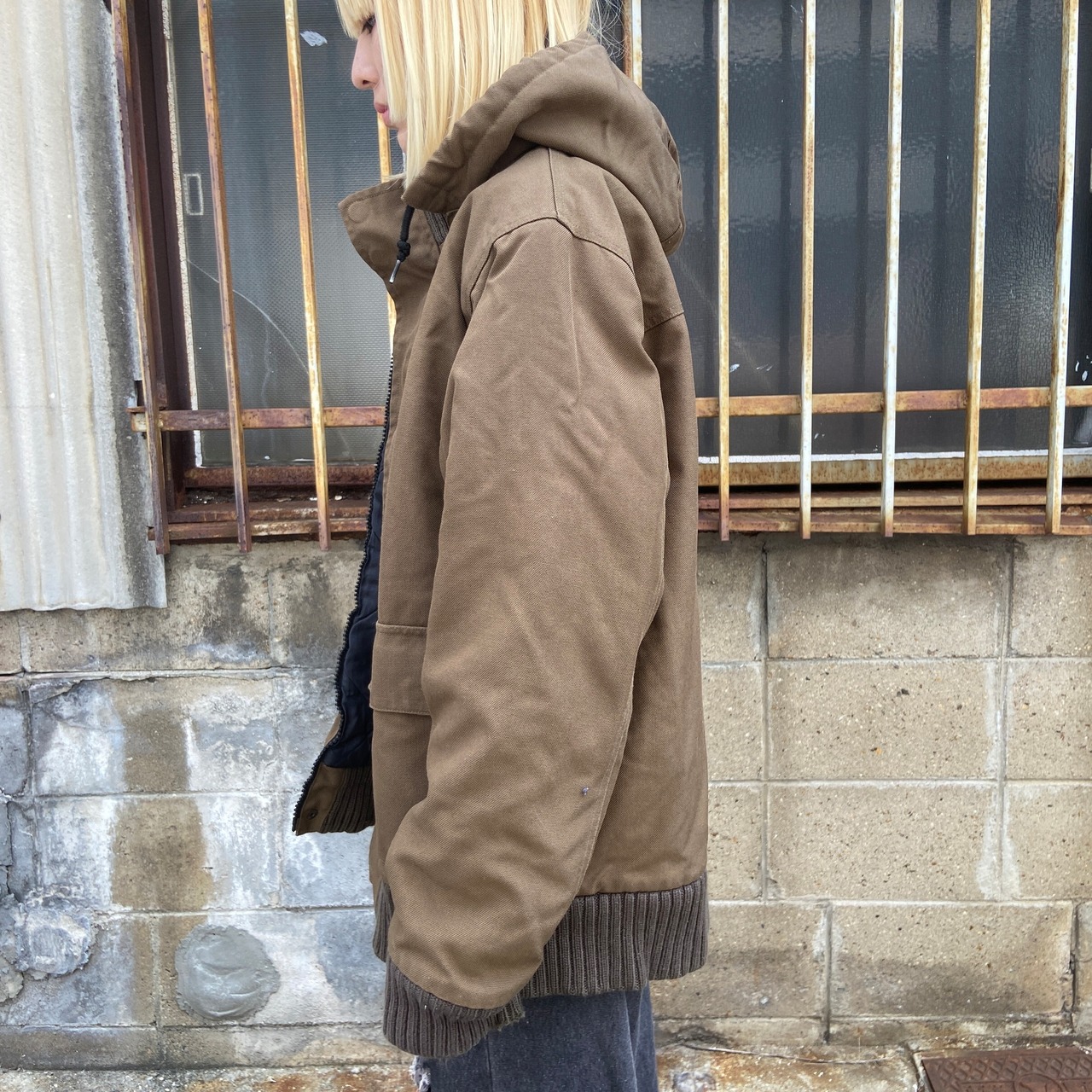 Carhartt カーハート ハイネック ナイロンジャケット ブルゾン カーキ 