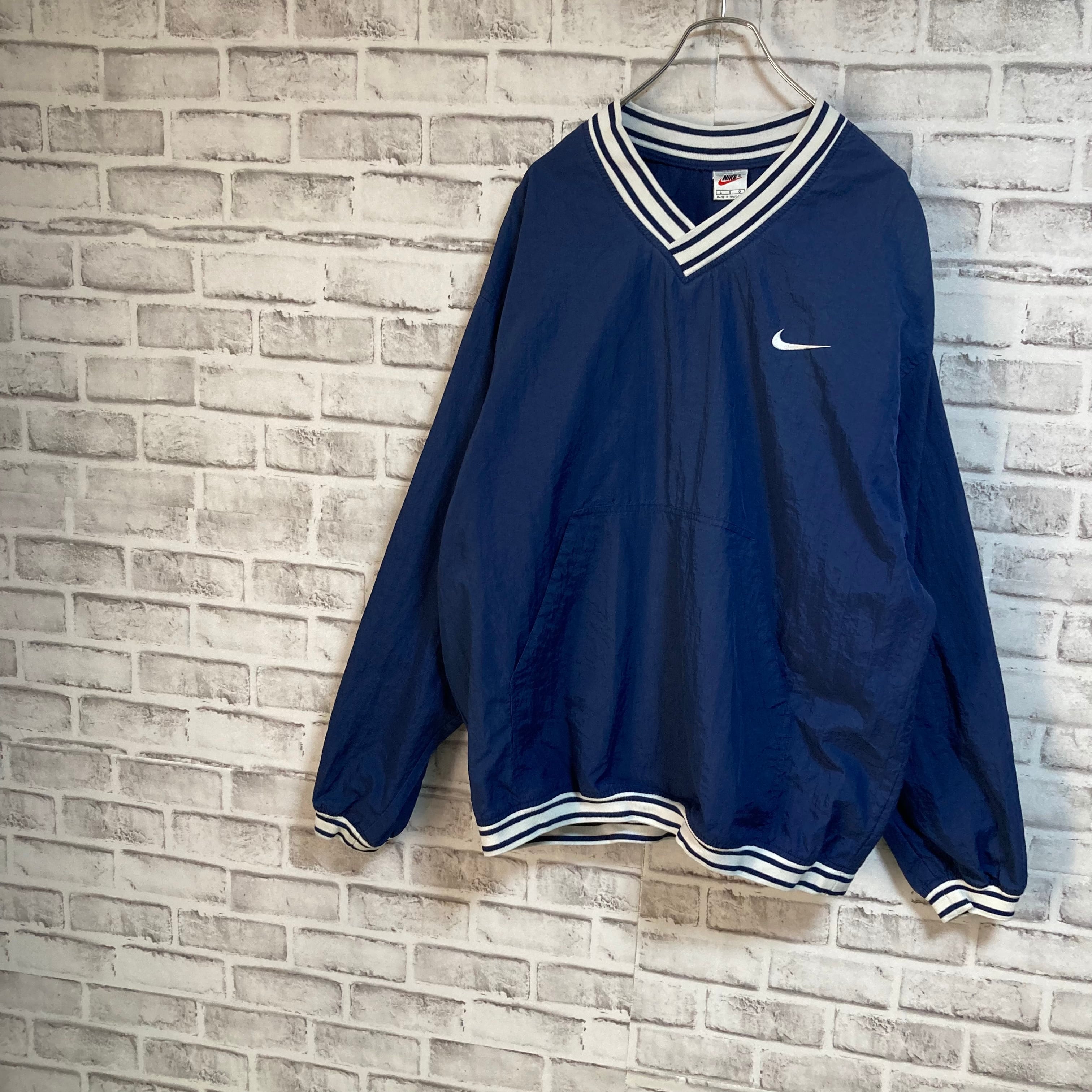 NIKE】Nylon Pullover Jacket L 90s vintage ナイキ カレッジ
