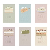 MATOKA 卓上カレンダー 2026 / トビマツショウイチロウ SWAN