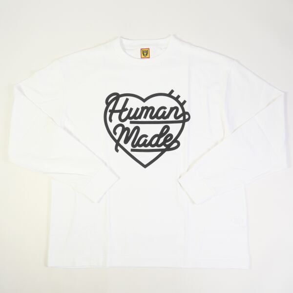 ヒューマンメイド　HUMAN MADE　Tシャツ　ロンT ホワイト XLサイズ