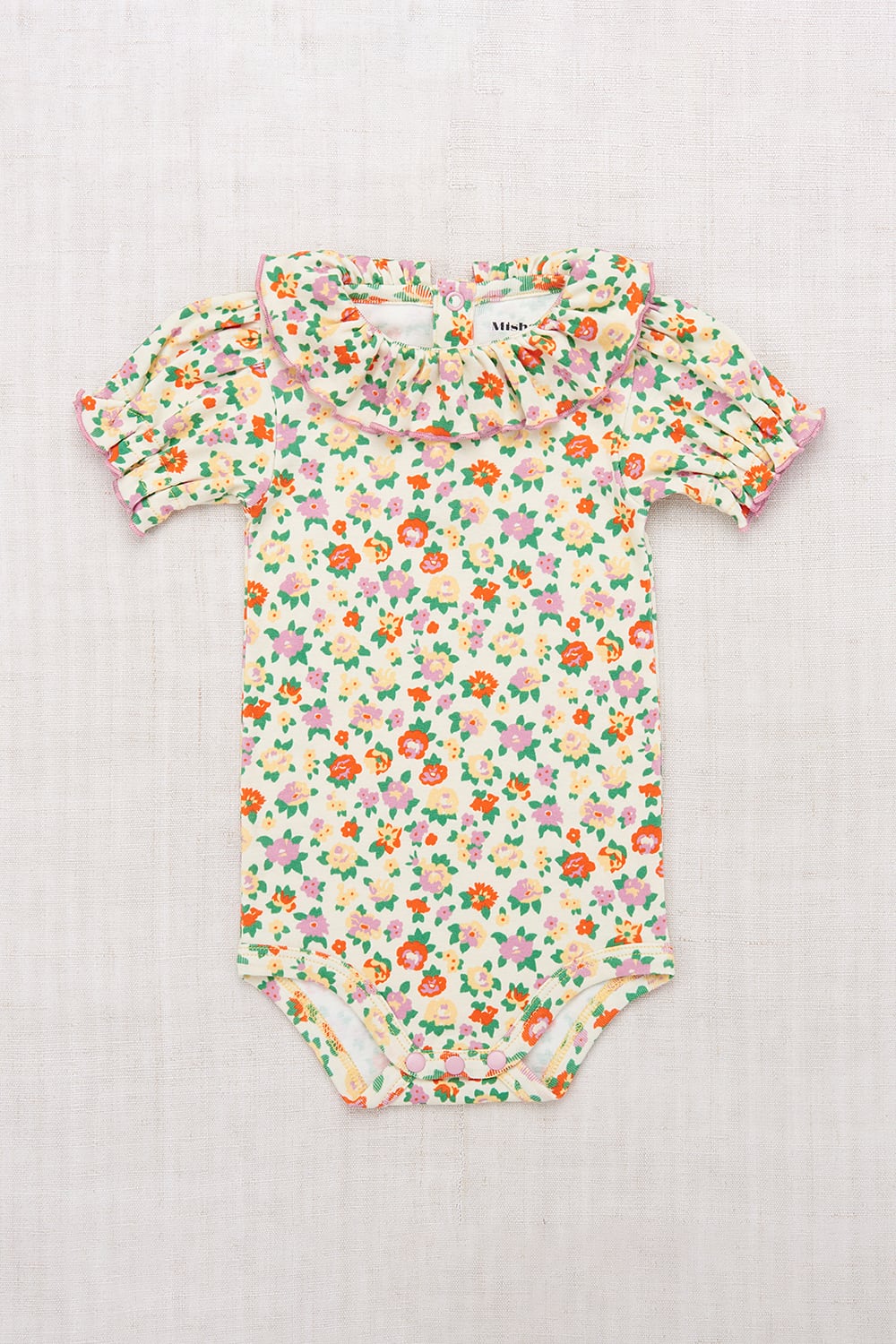 ロンパース・カバーオール misha and puff Balloon Sleeve Paloma Misha & Puff Balloon Sleeve Paloma Onesie String/Hazy Lilac