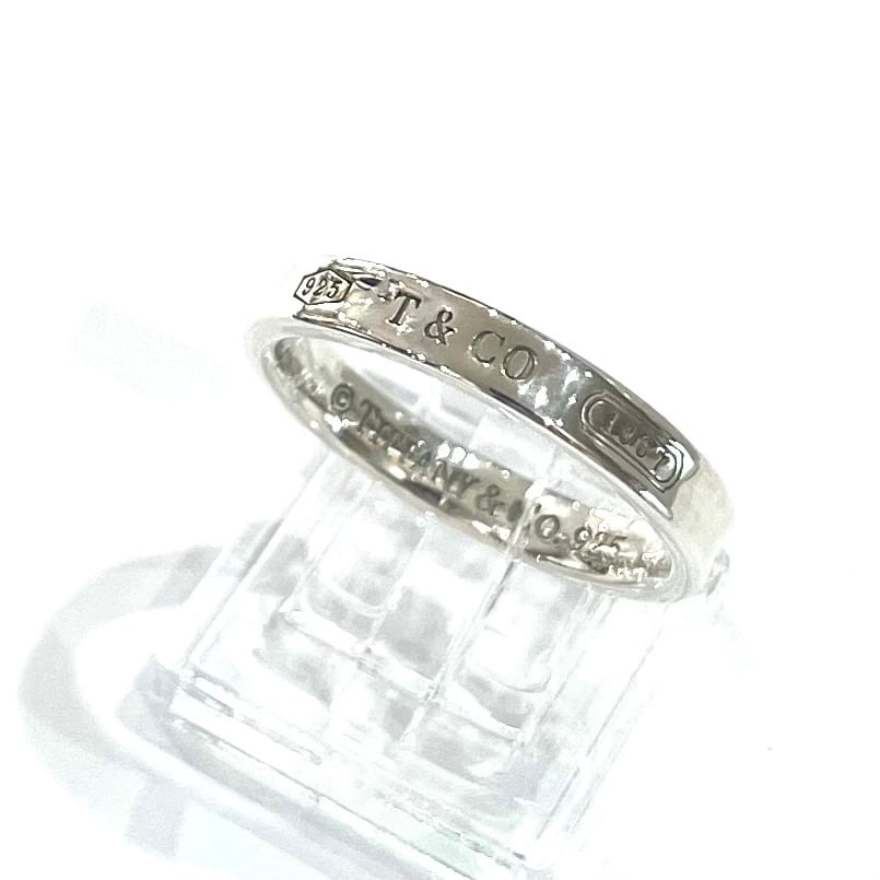 TIFFANY&CO】 【21号 】2388 細T&CO ナローシルバー925ヴィンテージ