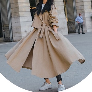Accent cut trench coat＊S-41