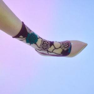 【2nd PALETTE】purple_waterlily／パープルウォーターリリー・ソックス