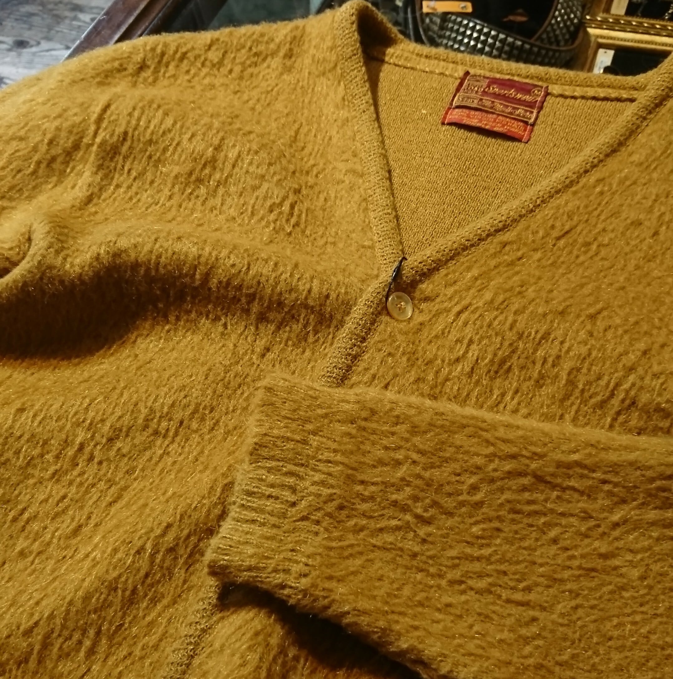 60s vintage mohair cardigan ヴィンテージ モヘア カーディガン